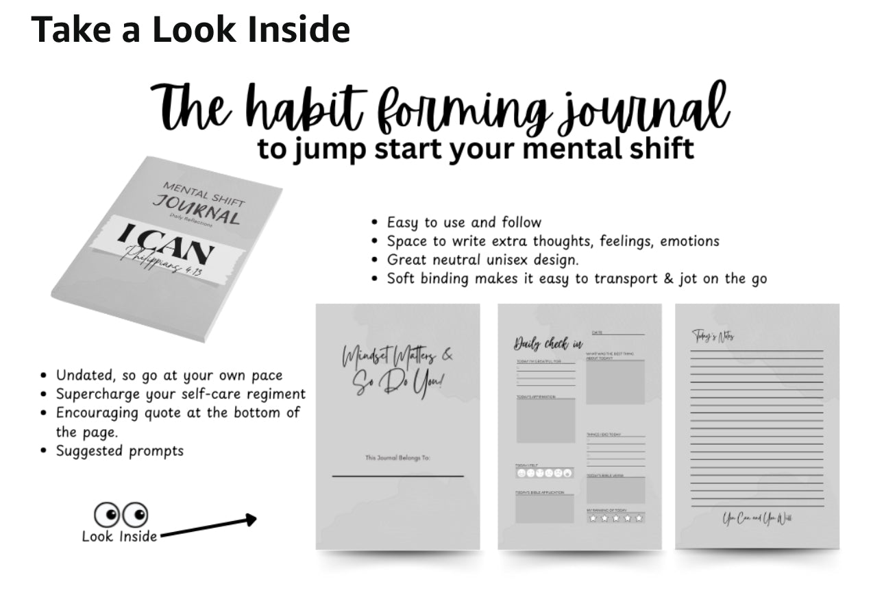 “I Can” Mental Shift Journal